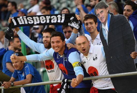Football. Friendly match. Italy vs. Saudi Arabia