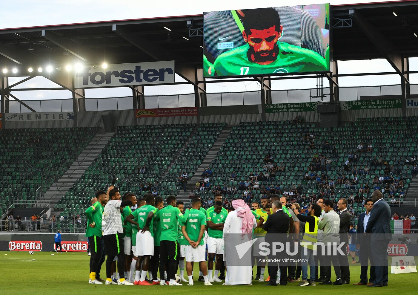 Football. Friendly match. Italy vs. Saudi Arabia