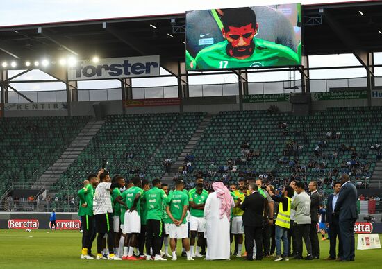 Football. Friendly match. Italy vs. Saudi Arabia