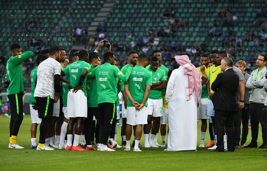 Football. Friendly match. Italy vs. Saudi Arabia