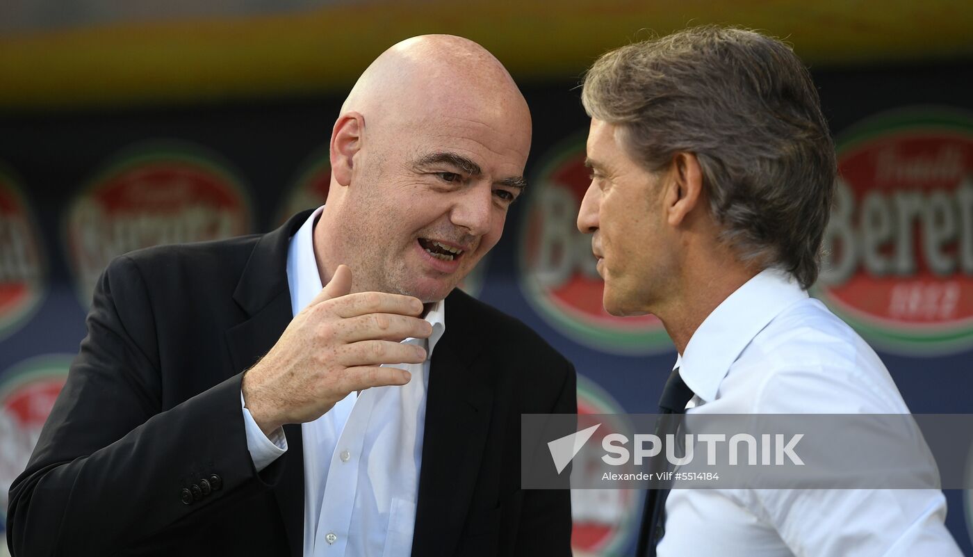 Football. Friendly match. Italy vs. Saudi Arabia