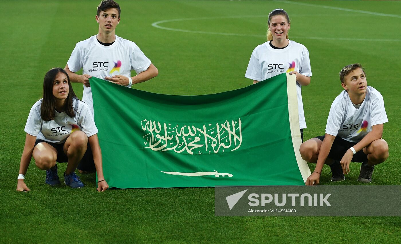 Football. Friendly match. Italy vs. Saudi Arabia