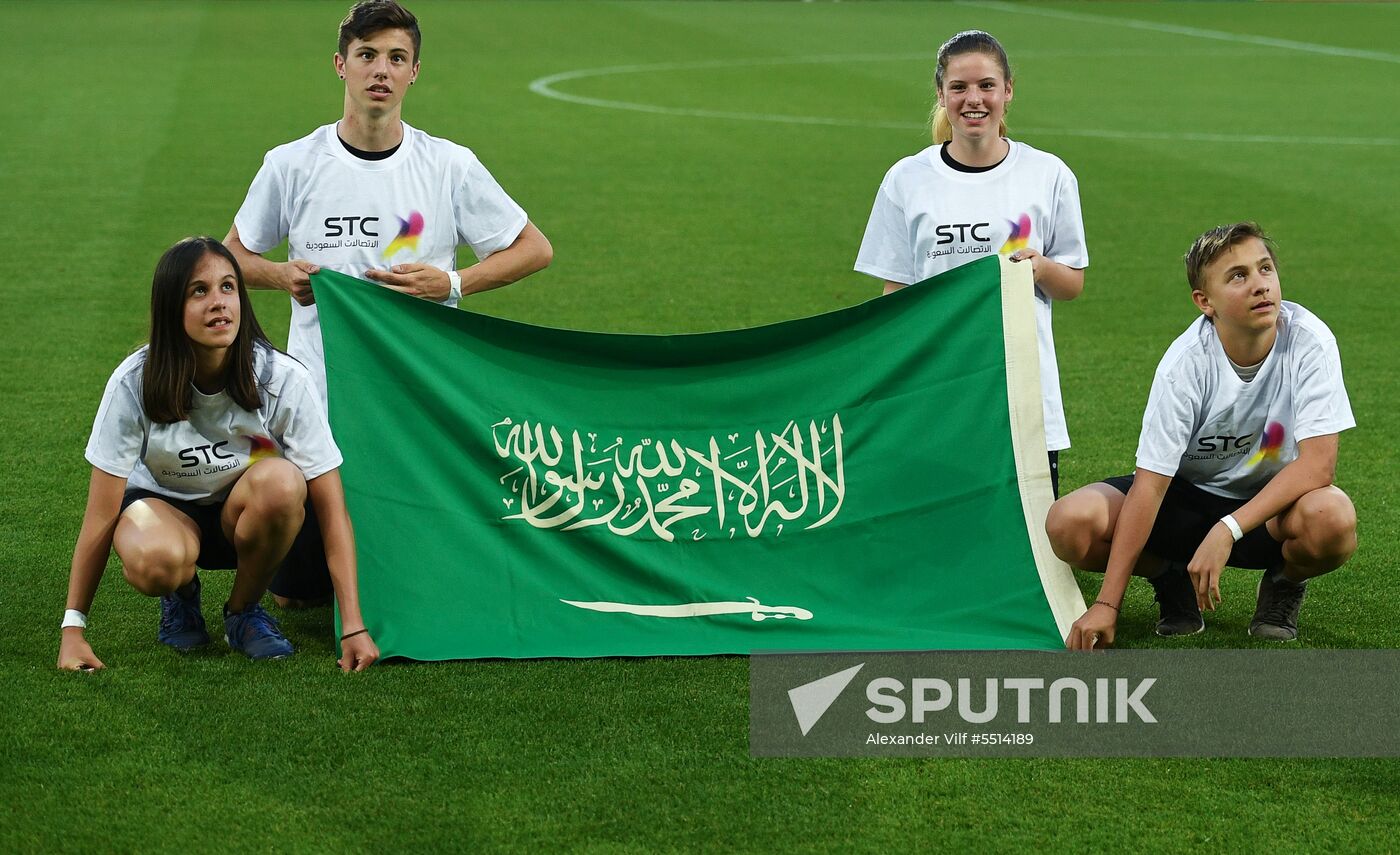 Football. Friendly match. Italy vs. Saudi Arabia