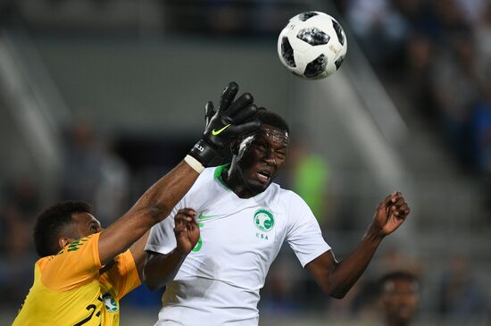 Football. Friendly match. Italy vs. Saudi Arabia