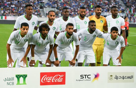 Football. Friendly match. Italy vs. Saudi Arabia