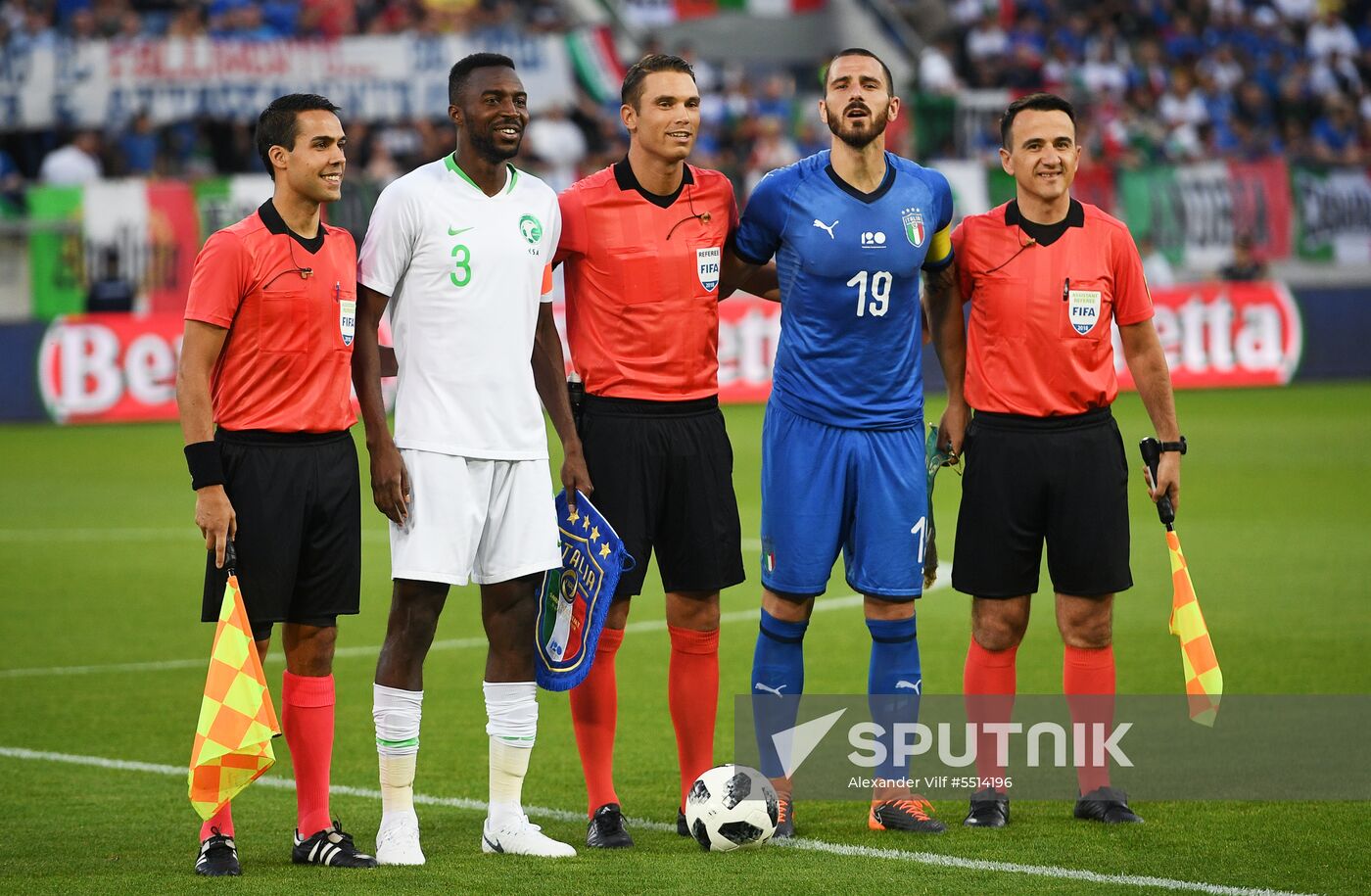 Football. Friendly match. Italy vs. Saudi Arabia