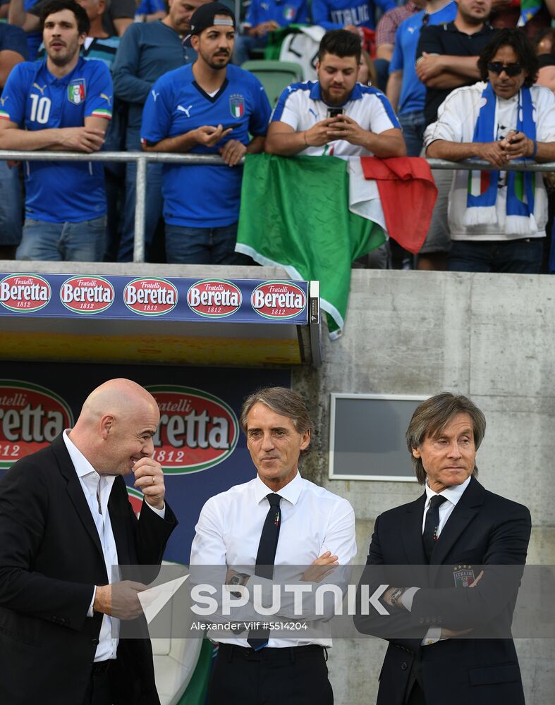 Football. Friendly match. Italy vs. Saudi Arabia
