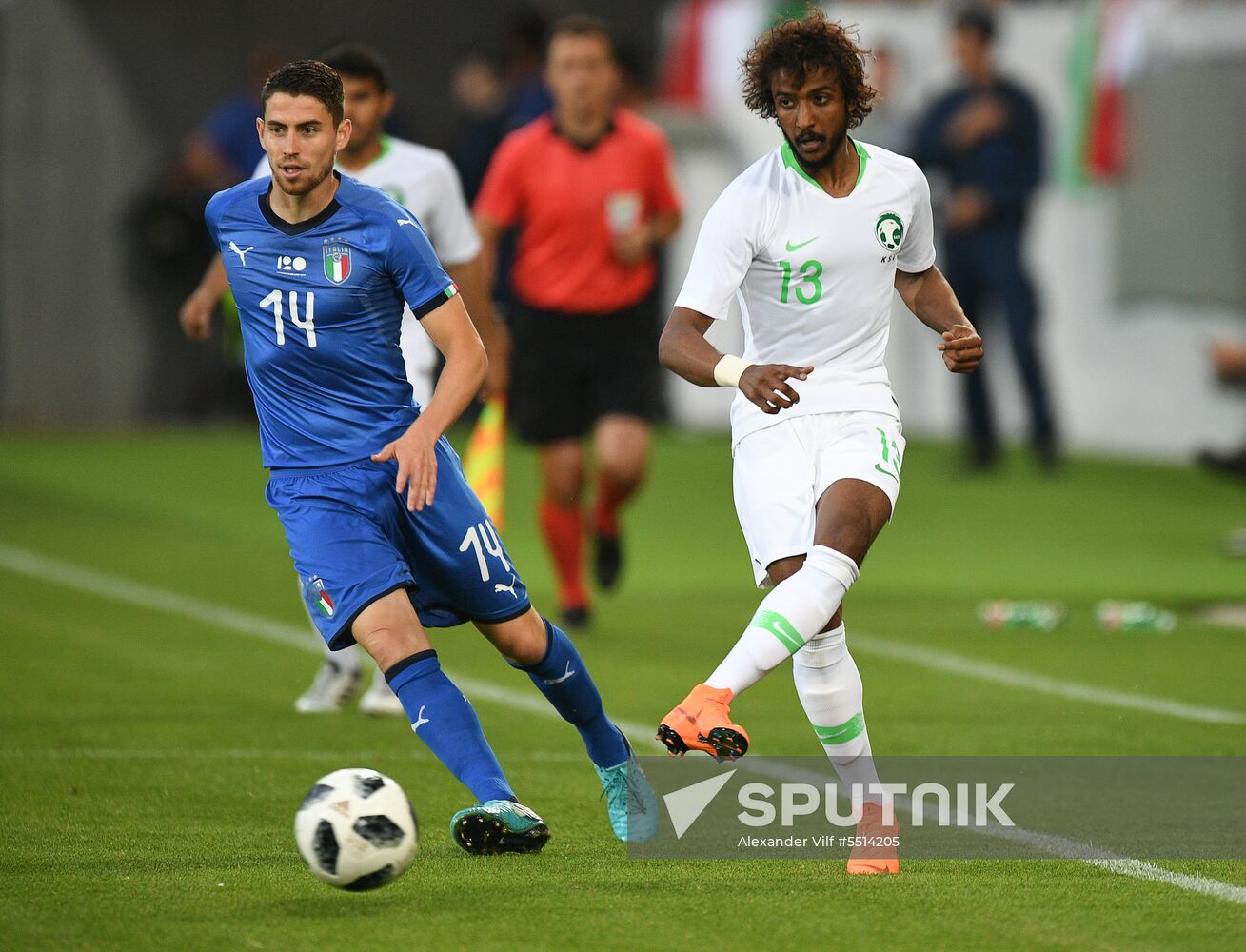 Football. Friendly match. Italy vs. Saudi Arabia