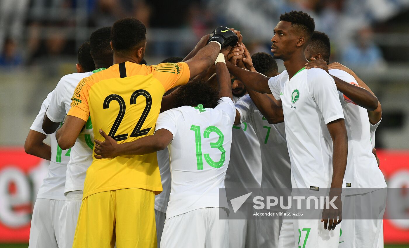 Football. Friendly match. Italy vs. Saudi Arabia
