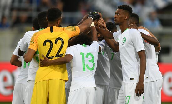 Football. Friendly match. Italy vs. Saudi Arabia