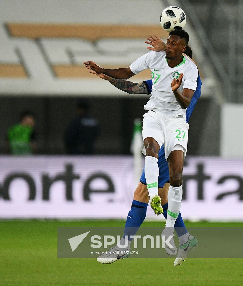 Football. Friendly match. Italy vs. Saudi Arabia