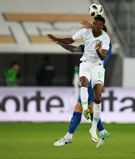 Football. Friendly match. Italy vs. Saudi Arabia