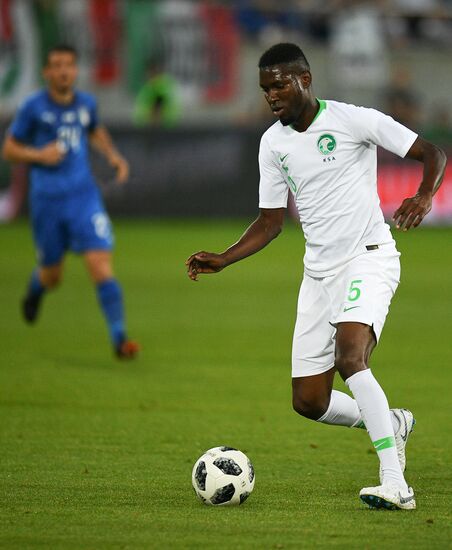 Football. Friendly match. Italy vs. Saudi Arabia