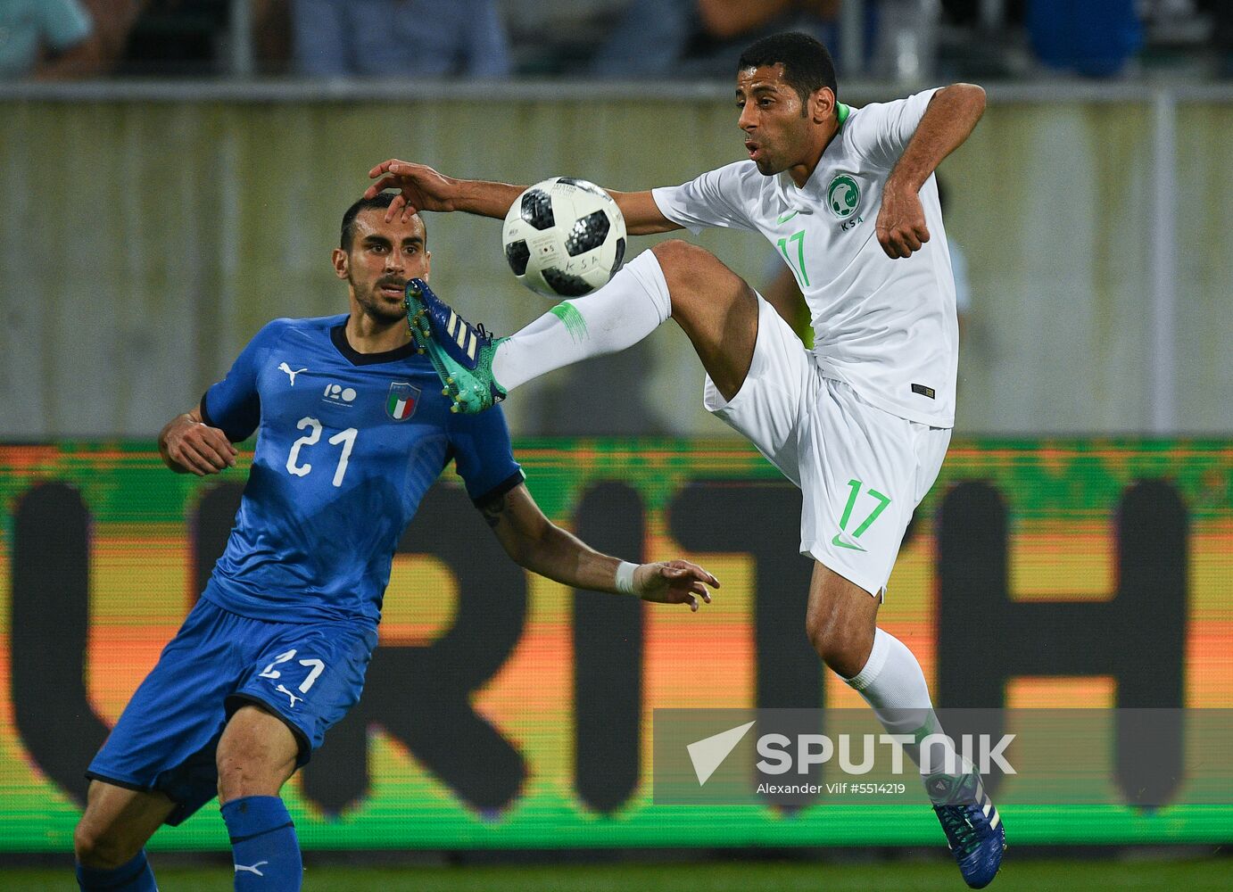 Football. Friendly match. Italy vs. Saudi Arabia