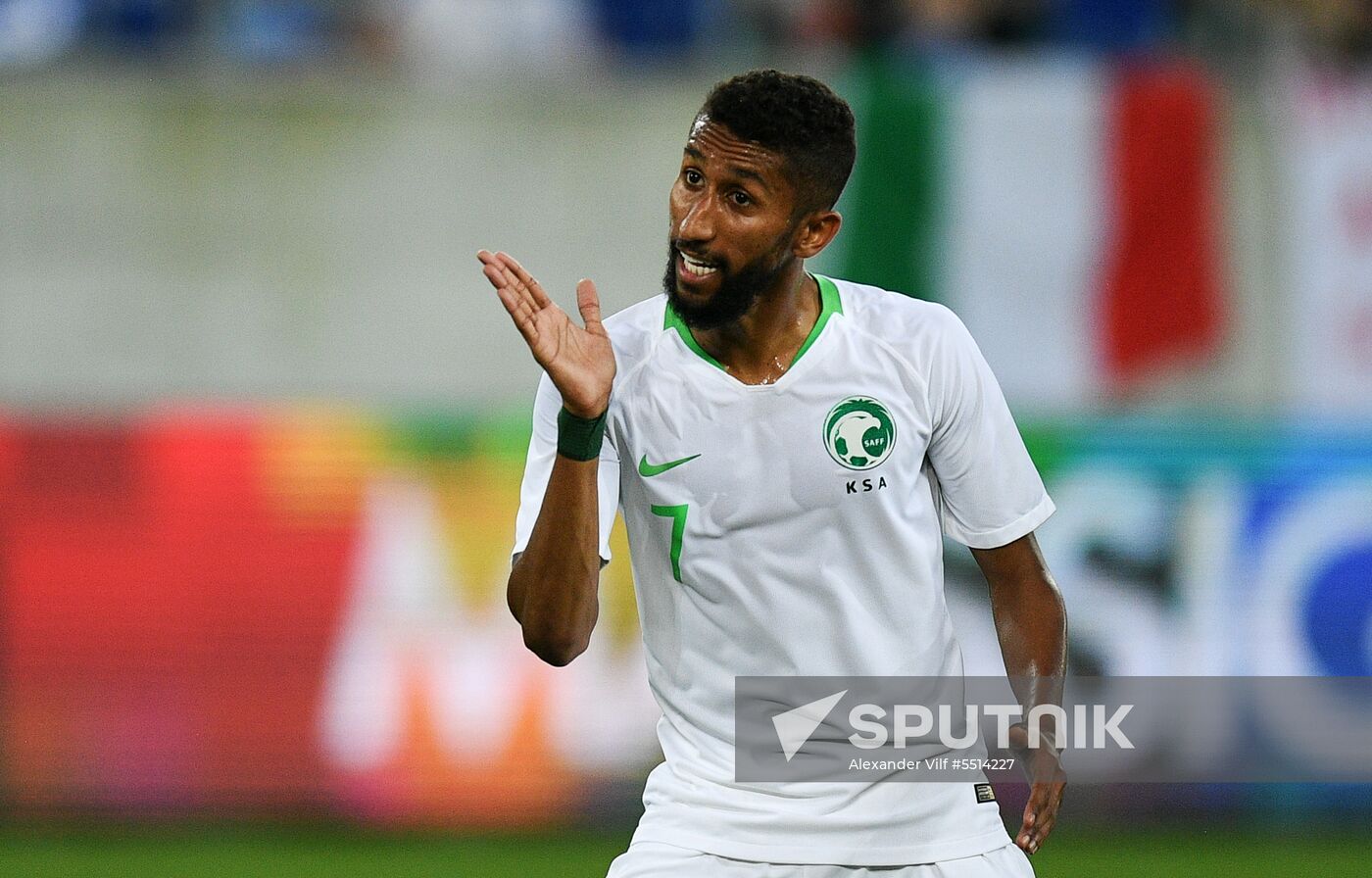 Football. Friendly match. Italy vs. Saudi Arabia