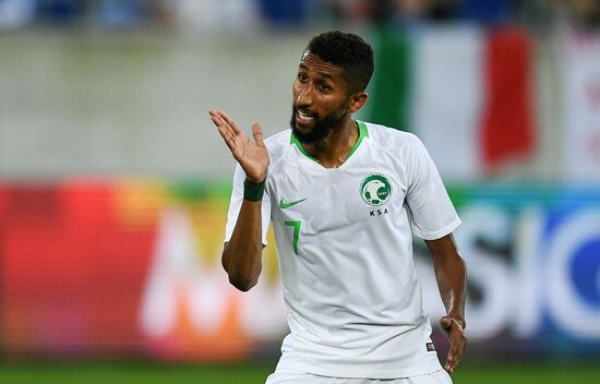 Football. Friendly match. Italy vs. Saudi Arabia