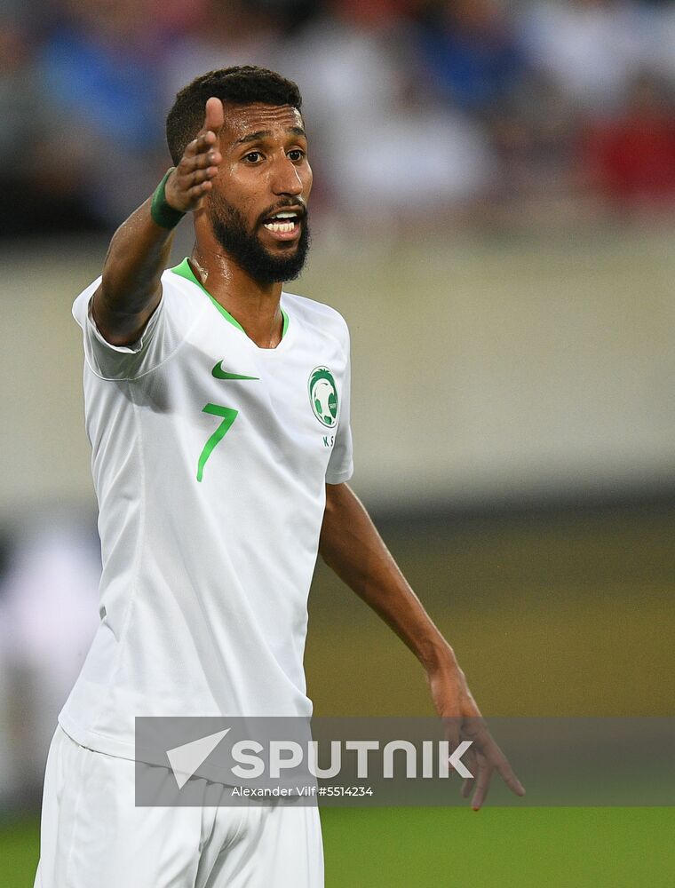 Football. Friendly match. Italy vs. Saudi Arabia