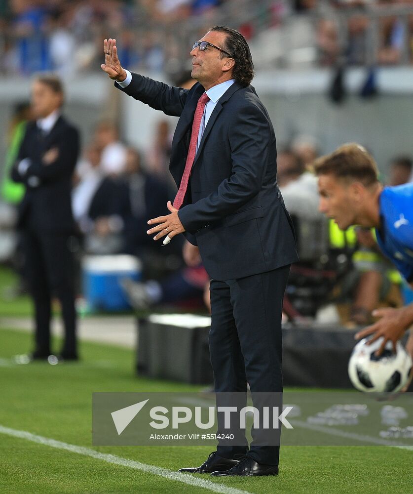 Football. Friendly match. Italy vs. Saudi Arabia