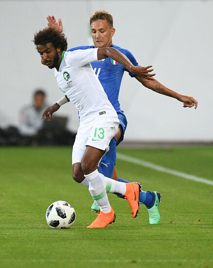 Football. Friendly match. Italy vs. Saudi Arabia