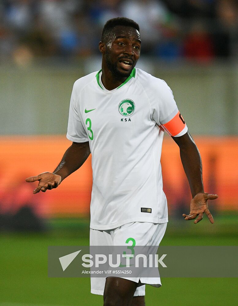 Football. Friendly match. Italy vs. Saudi Arabia