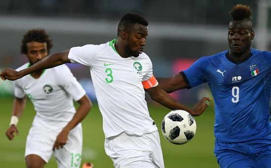 Football. Friendly match. Italy vs. Saudi Arabia