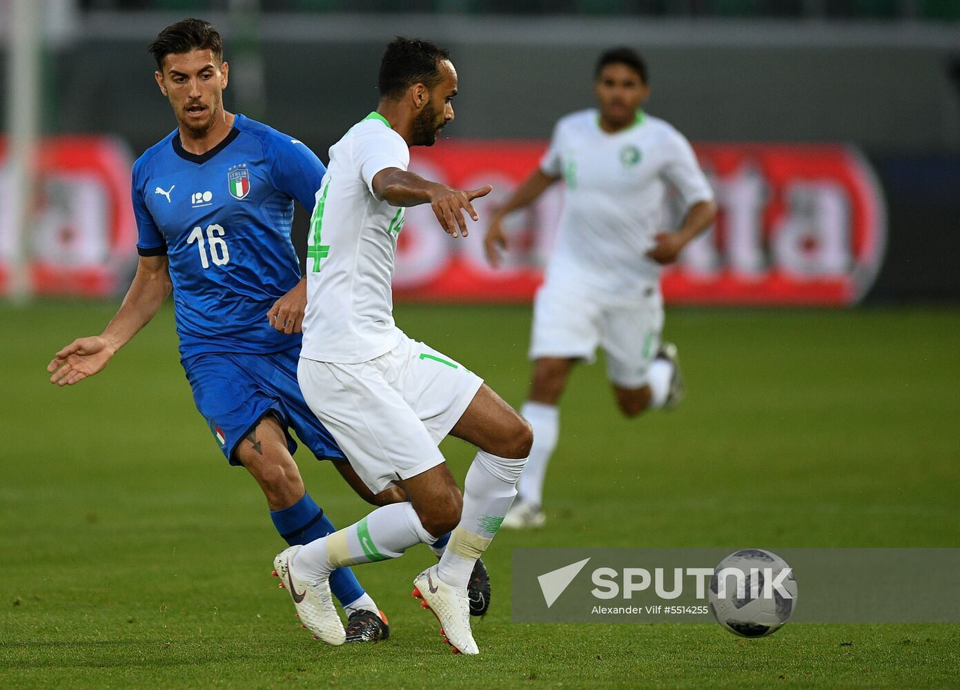 Football. Friendly match. Italy vs. Saudi Arabia