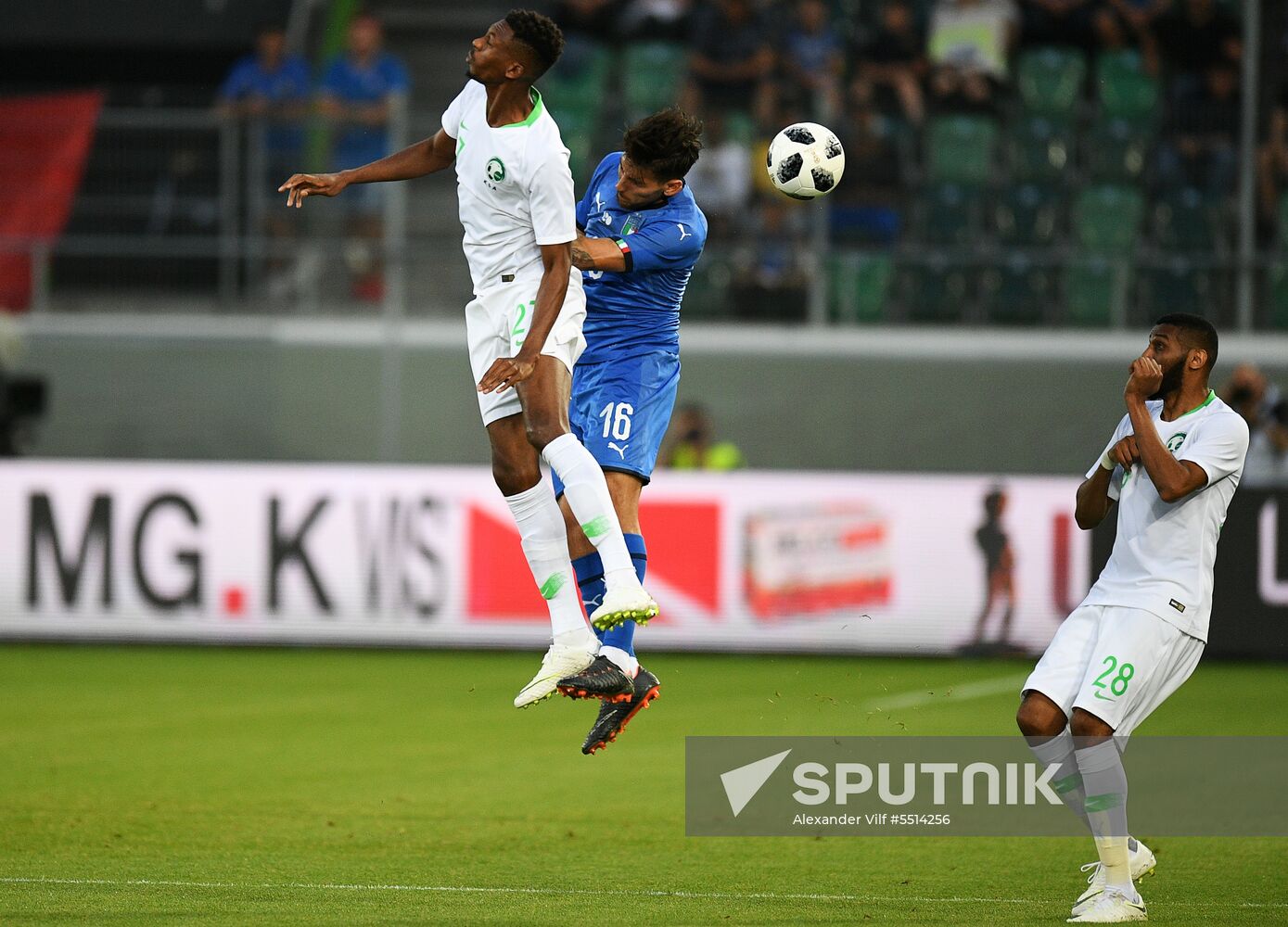 Football. Friendly match. Italy vs. Saudi Arabia