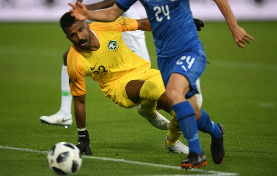 Football. Friendly match. Italy vs. Saudi Arabia