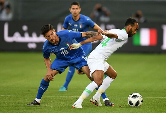 Football. Friendly match. Italy vs. Saudi Arabia