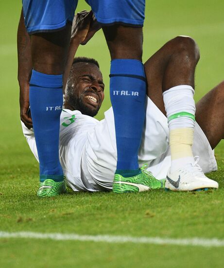 Football. Friendly match. Italy vs. Saudi Arabia