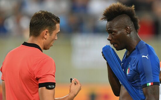 Football. Friendly match. Italy vs. Saudi Arabia