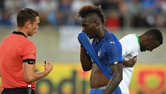 Football. Friendly match. Italy vs. Saudi Arabia