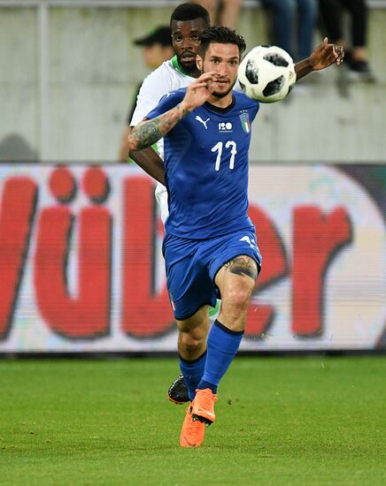 Football. Friendly match. Italy vs. Saudi Arabia