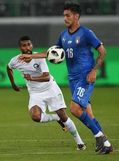Football. Friendly match. Italy vs. Saudi Arabia