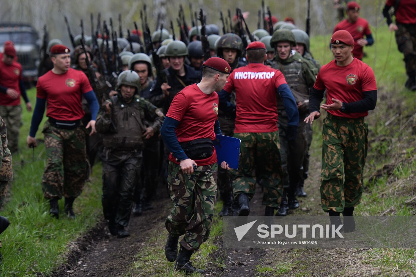 Qualification tests for the right to wear crimson beret