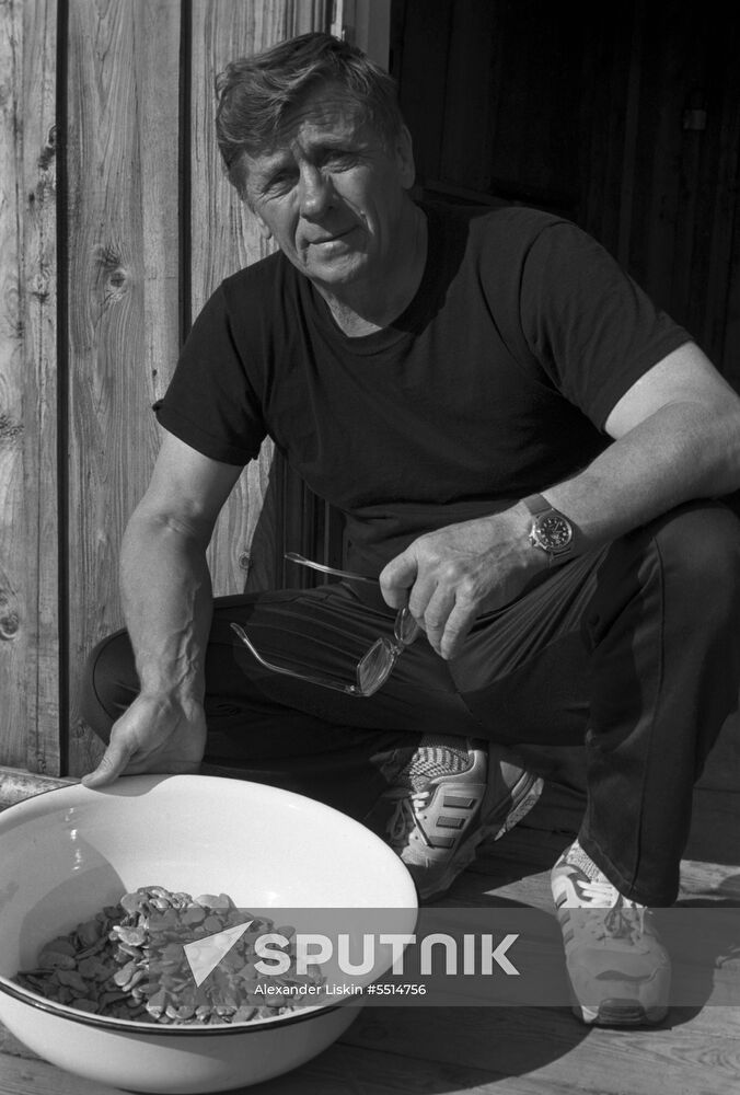 Team Vostok's chief keeper Starodubtsev