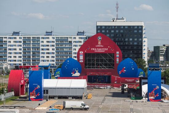 Preparations for 2018 FIFA World Cup in Kaliningrad
