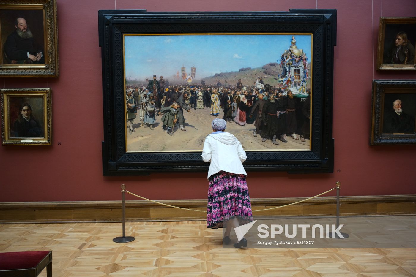 Ilya Repin hall at Tretyakov Gallery
