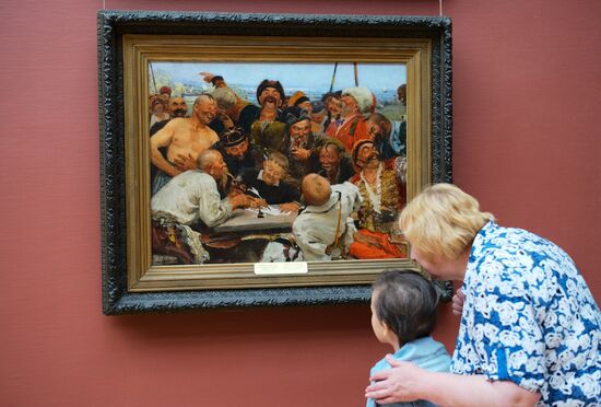 Ilya Repin hall at Tretyakov Gallery