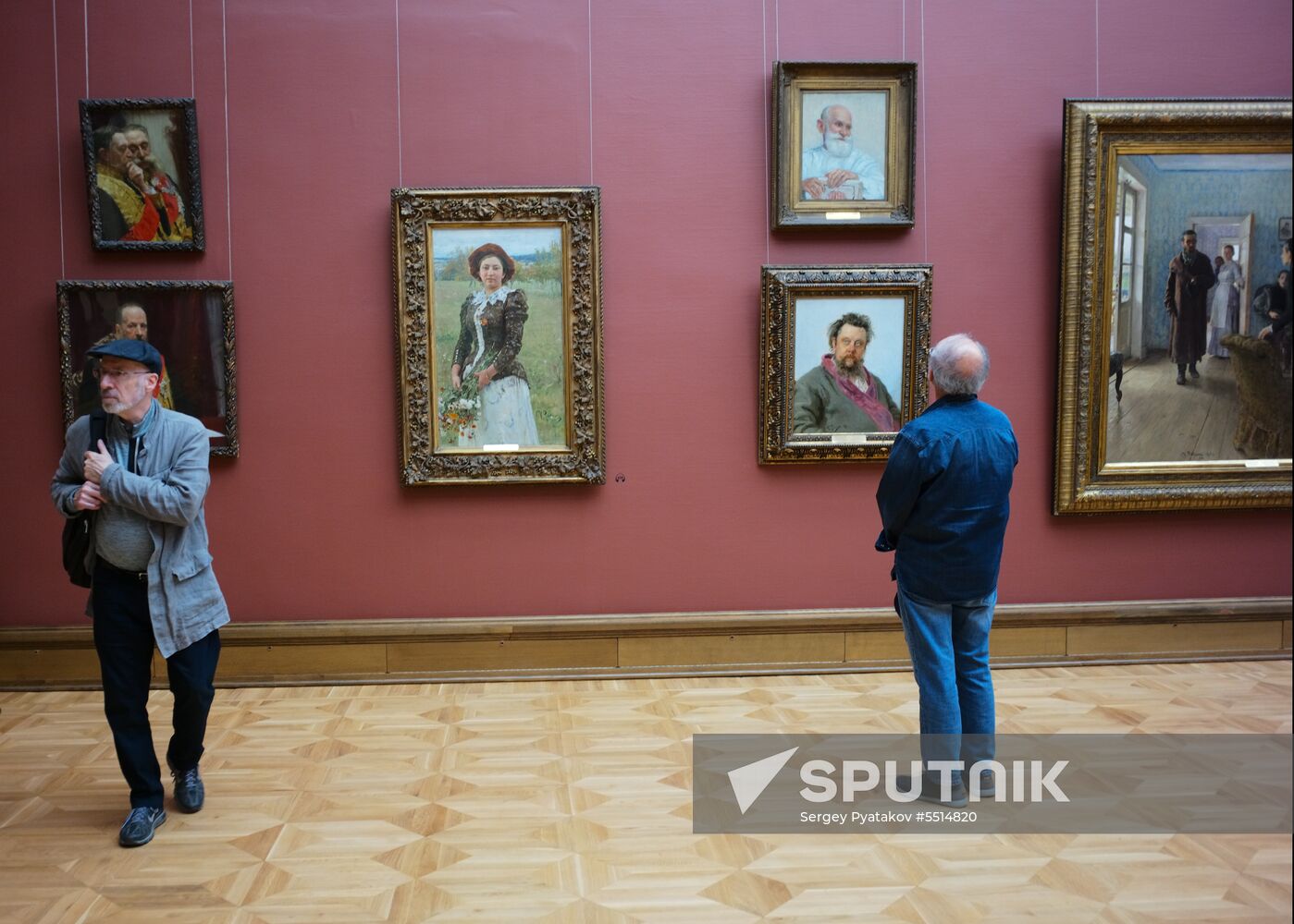 Ilya Repin hall at Tretyakov Gallery