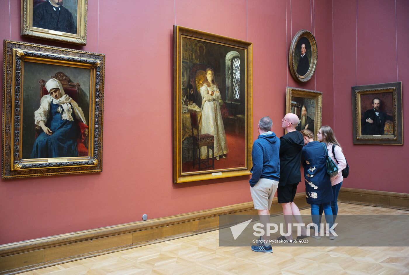 Ilya Repin hall at Tretyakov Gallery