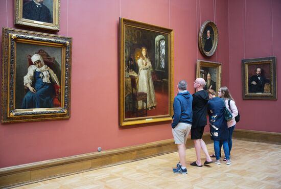 Ilya Repin hall at Tretyakov Gallery