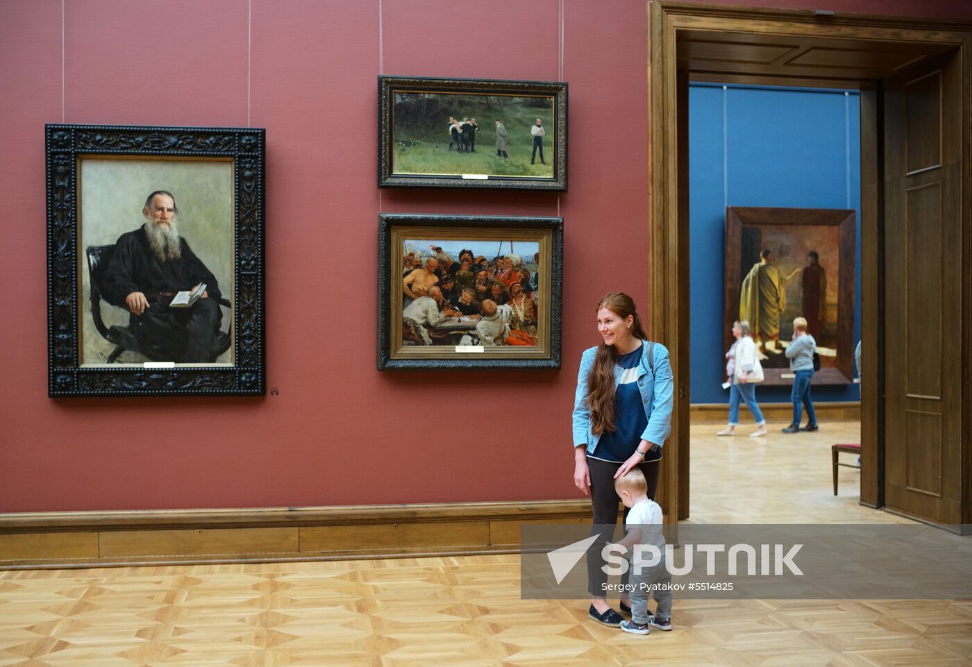 Ilya Repin hall at Tretyakov Gallery