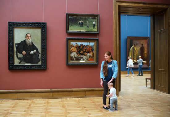 Ilya Repin hall at Tretyakov Gallery