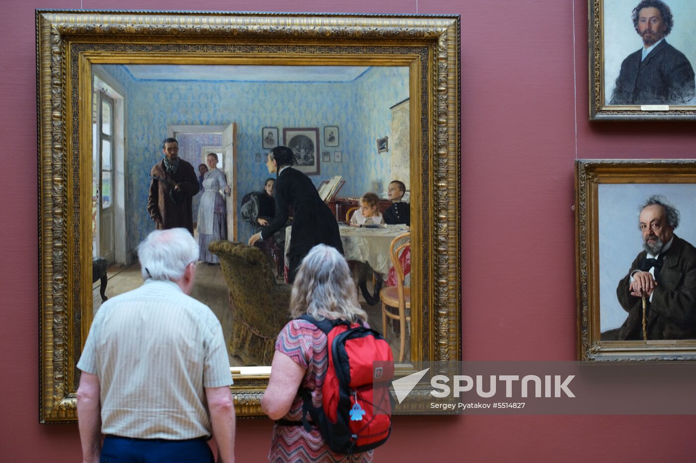 Ilya Repin hall at Tretyakov Gallery