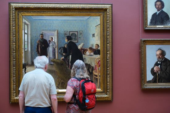 Ilya Repin hall at Tretyakov Gallery