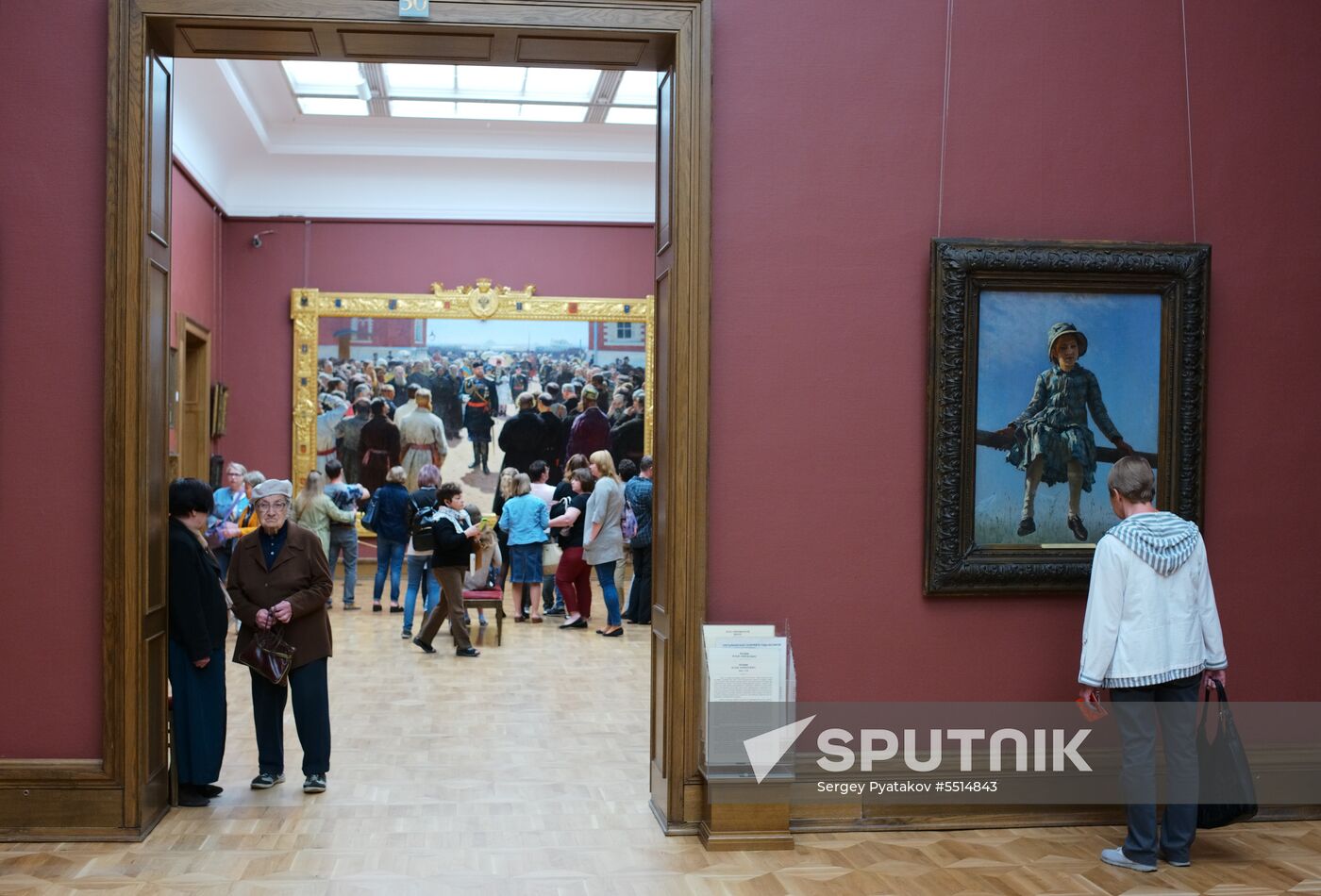 Ilya Repin hall at Tretyakov Gallery