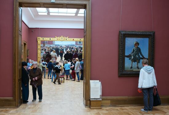 Ilya Repin hall at Tretyakov Gallery