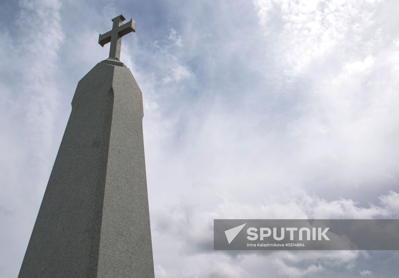 Unveiling of obelisk to Russian Expeditionary Force in France