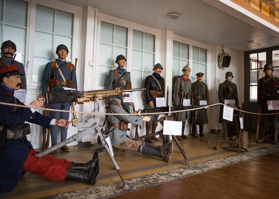 Unveiling of obelisk to Russian Expeditionary Force in France